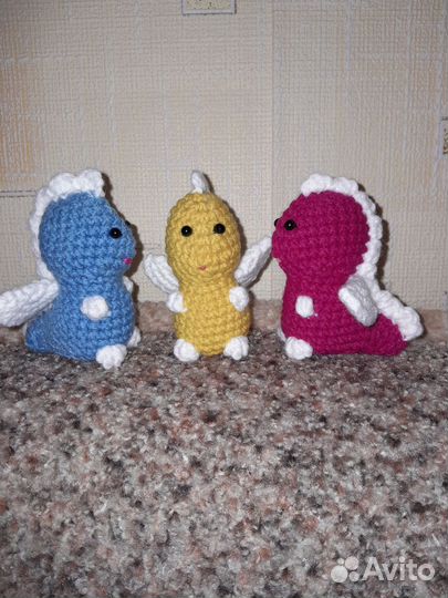 Дракончики вязаные