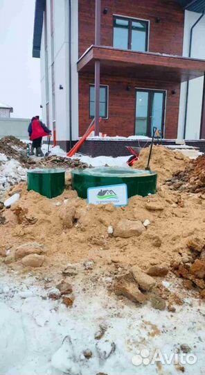 Септик для дома. Монтаж под ключ за 1 день