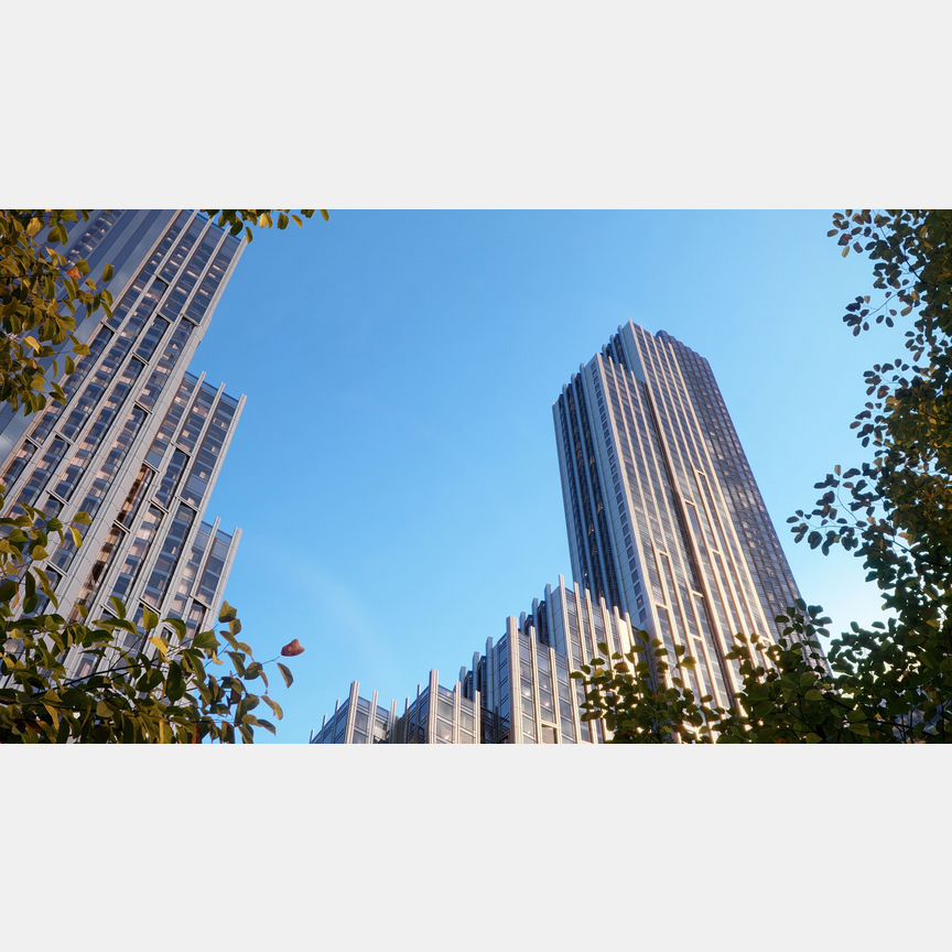 2-к. квартира, 55,7 м², 2/56 эт.