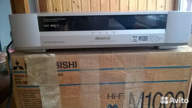 Видеомагнитофон S-VHS mitsubishi HS-M1000(B)
