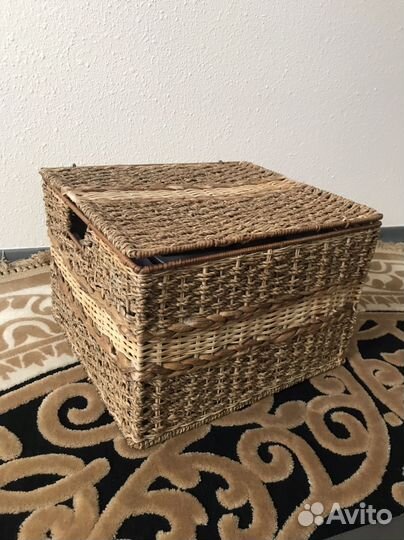 Коробка плетеная корзина