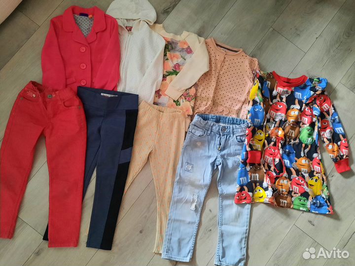 Комплект вещей для девочки 104-110