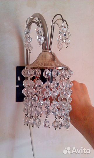 Хрустальный светильник-бра
