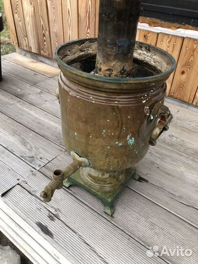Самовар угольный старинный