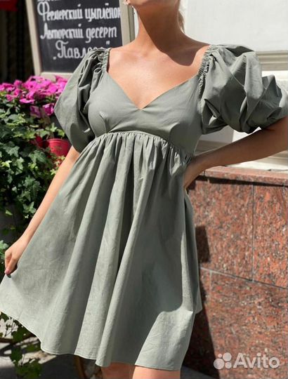 Платье женское хаки