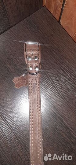 Ошейник кожаный для собак, новый