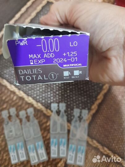 Линзы контактные для глаз