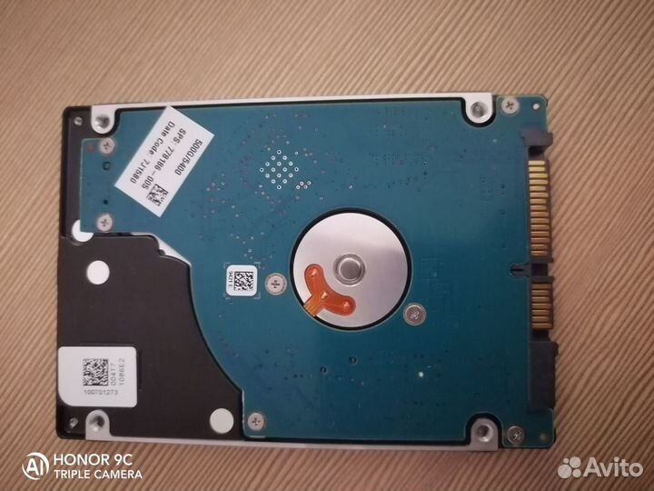 Жесткий диск laptor Thin HDD 500GB