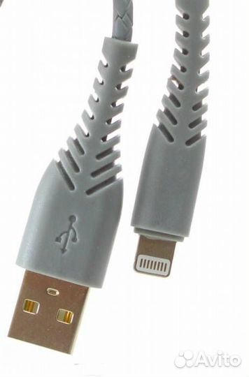 USB Кабель для Apple/iPhone Viper, 2.4A, Серый