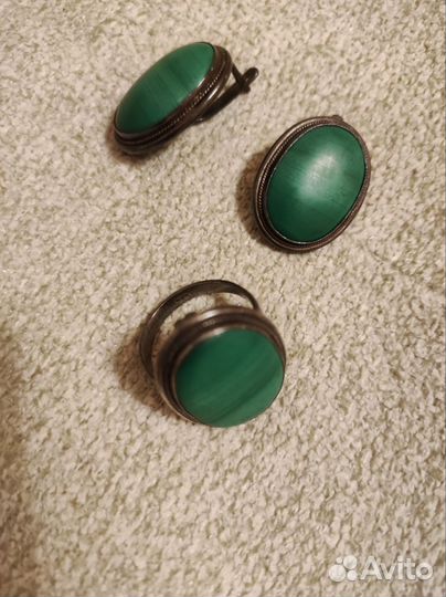 Серьги кольца