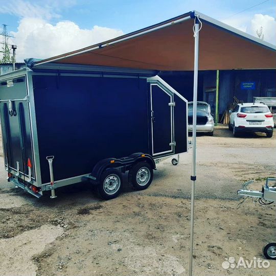 Прицеп Автодом-мото Исток будка