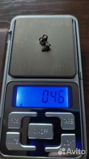 Серьга 0,46 гр