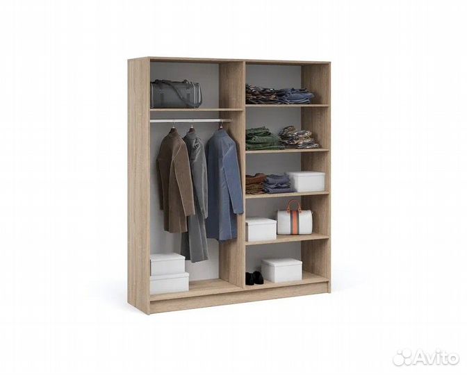 Шкаф Антария 4-х дверный с зеркалом