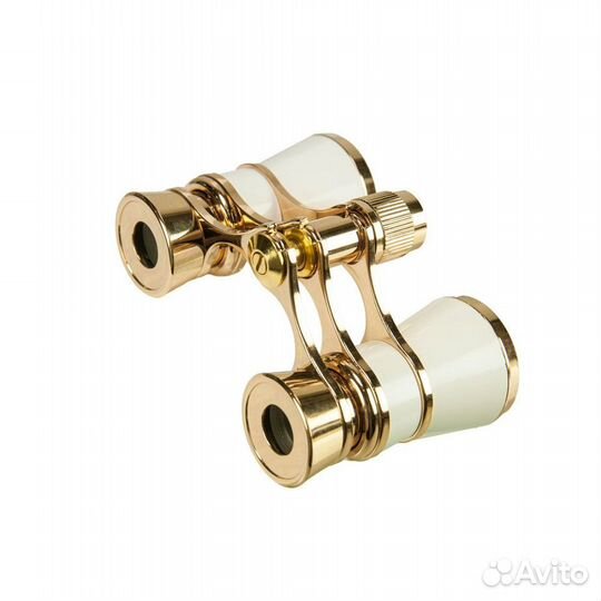 Бинокль театральный Veber Opera бгц 3x25 белый/зол