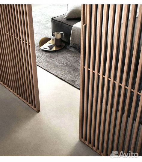 Раздвижные реечные перегородки