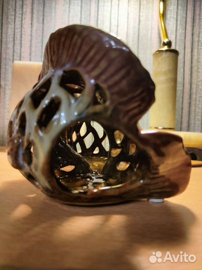 Рыбки неразлучники керамика подсвечник