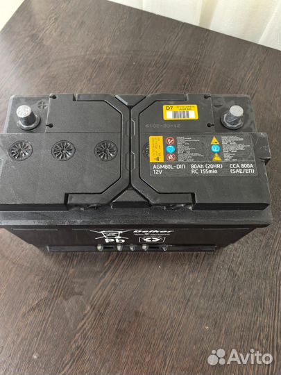 Аккумулятор agm Delkor 80Ah