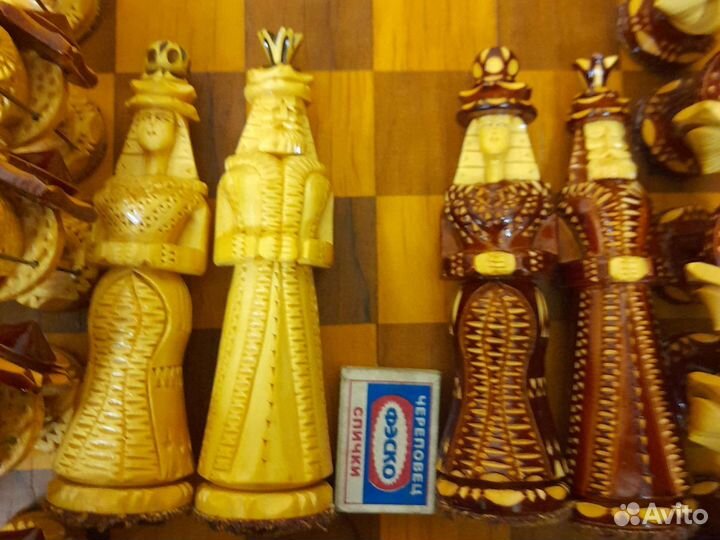 Шахматы резные, авторские, большие