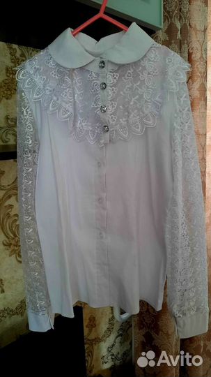 Рубашка белая для девочки