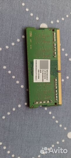 Оперативная память 4gb Samsung 2400MHz