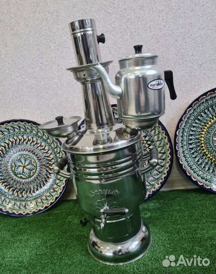 Самовар на углях 6л Новый