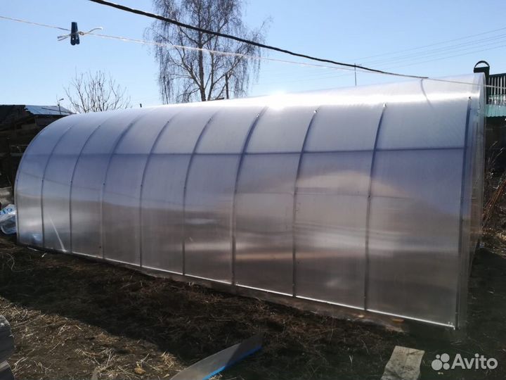 Теплица 4м. (Доставка Бесплатно) из поликарбоната