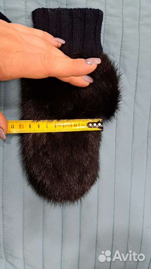 Варежки норковые маленькие