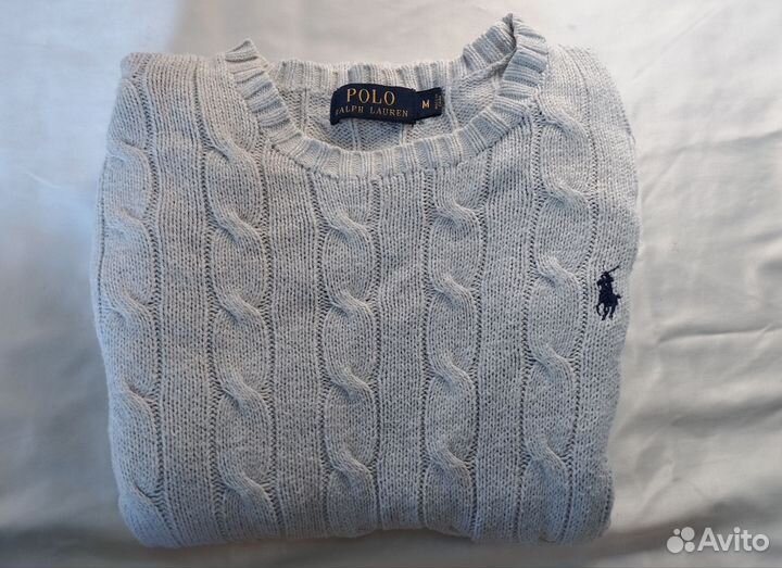 Белый пуловер Ralph Lauren