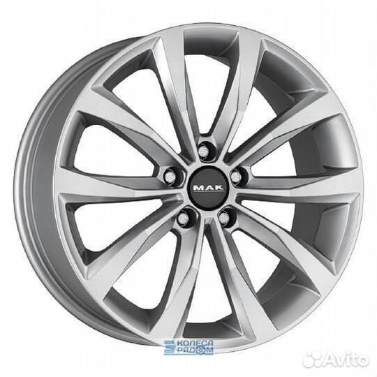 MAK Wolf 8x18 5*112 ET41 DIA57.1 Silver Литой