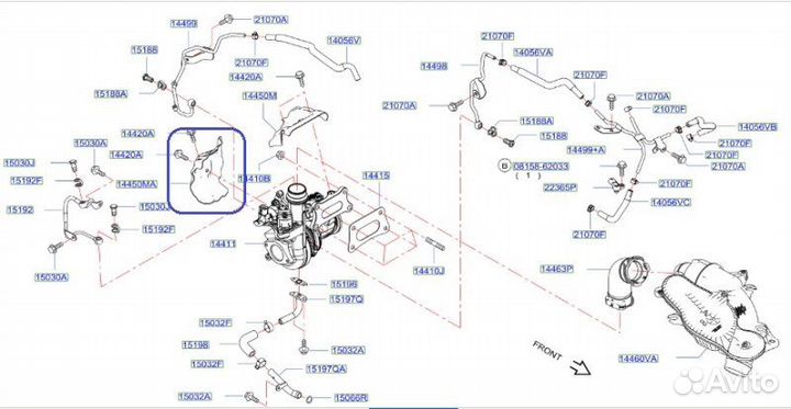 Тепловой экран Infiniti Qx50 J55 KR20 012800A