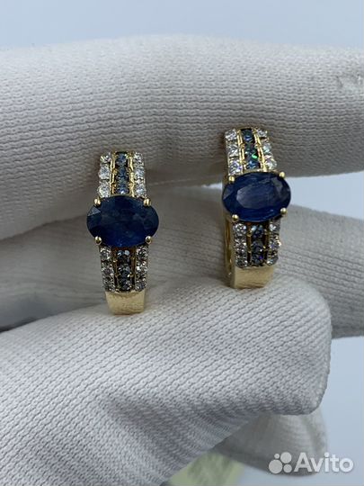 Золотые серьги