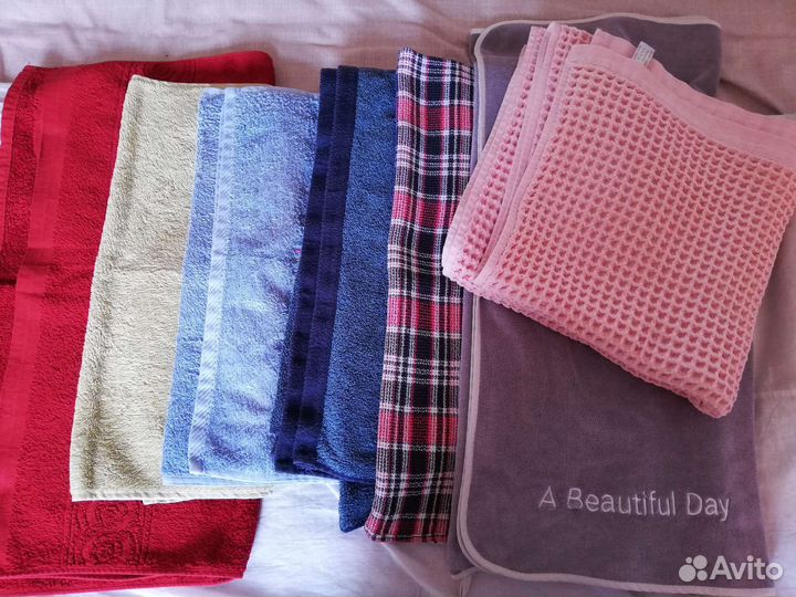 Махровые полотенца бу