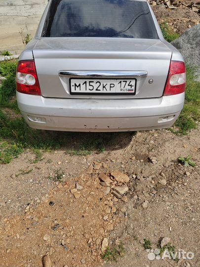 Передний бампер приора