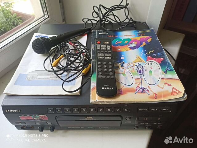 Samsung 111 комплект караоке плеер диск микрофон
