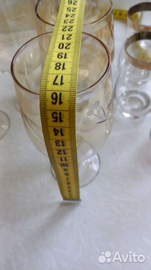 Фужеры, стопки большие бу по