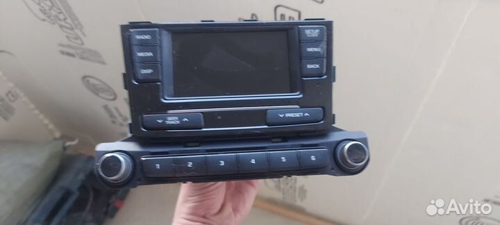 Магнитола штатная Solaris