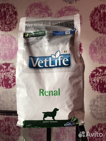 Корм для собак Vetlife Renal