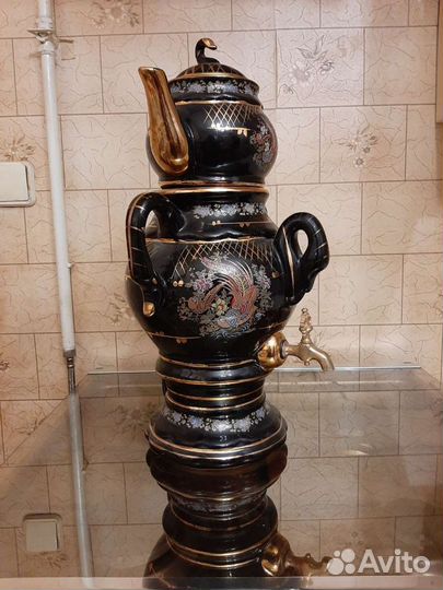 Самовар электрический расписной