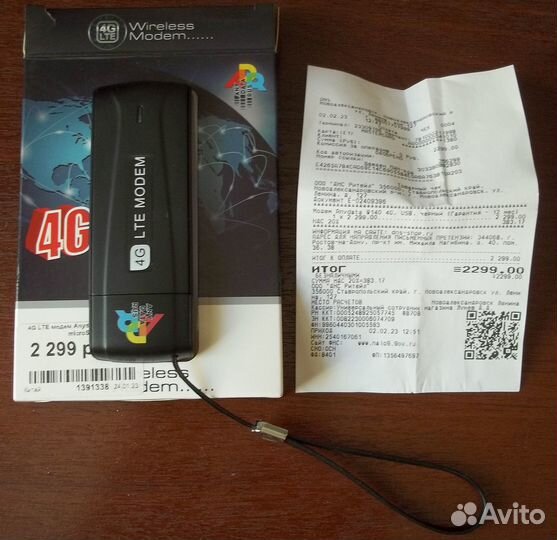 4G Модем Anydata W140