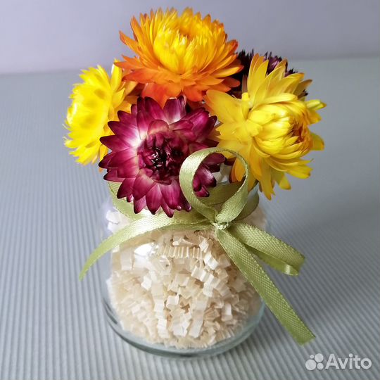 Сухоцветы в банке