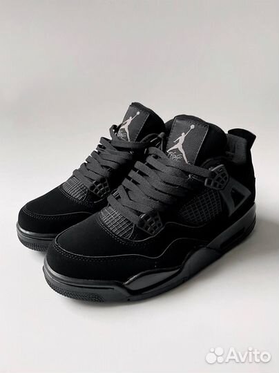 Nike air jordan 4 black caT