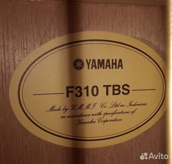 Акустическая вестерн - гитара yamaha F310P TBS