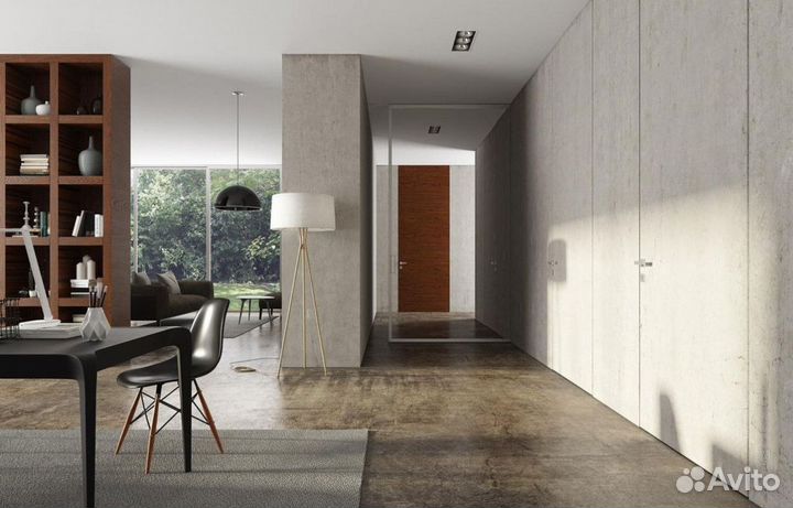 Дверь скрытая под отделку