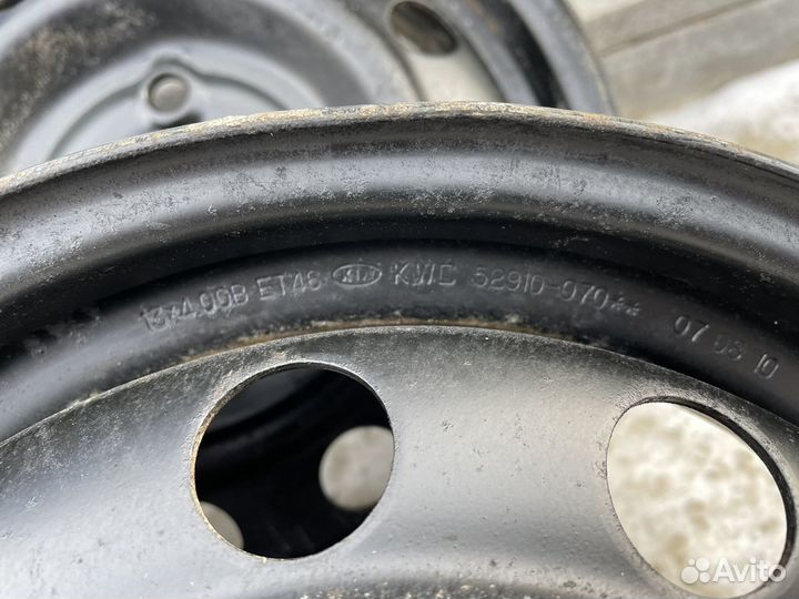 Диски Kia picanto 13” 4/100 Et 46 dia 54.1