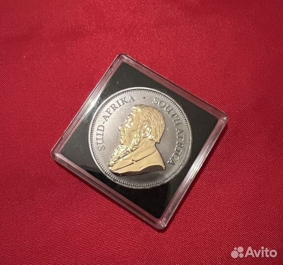 Юбилейный позолоченный крюгерранд