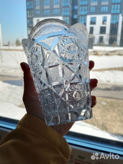 Конфетница, ваза хрустальная СССР