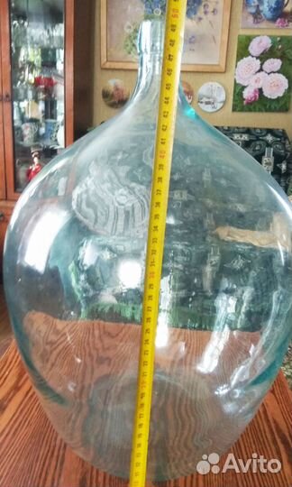 Бутыль стеклянная 30 литров 1965г