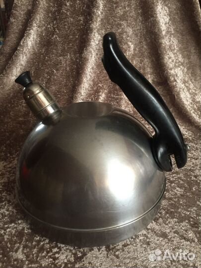 Чайник с свистком нержавейка СССР, б\у