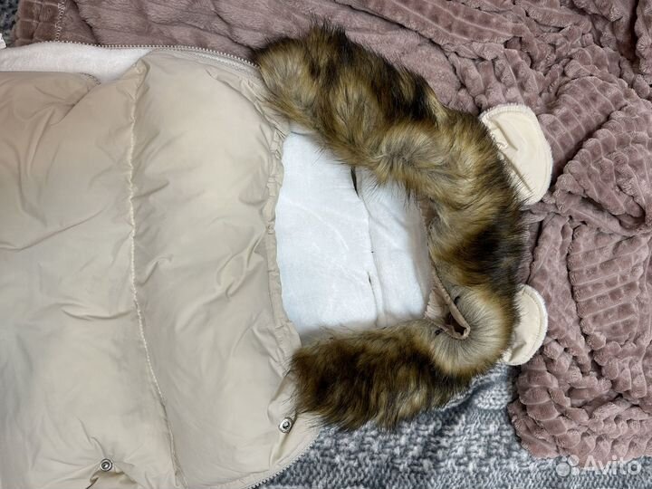 Конверт в коляску зимний