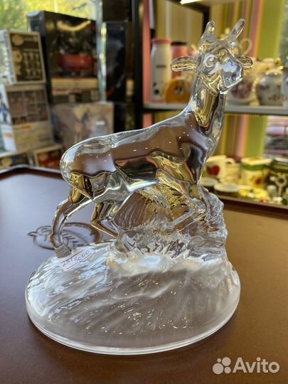 Стеклянные статуэтка винтаж ручная работа европа